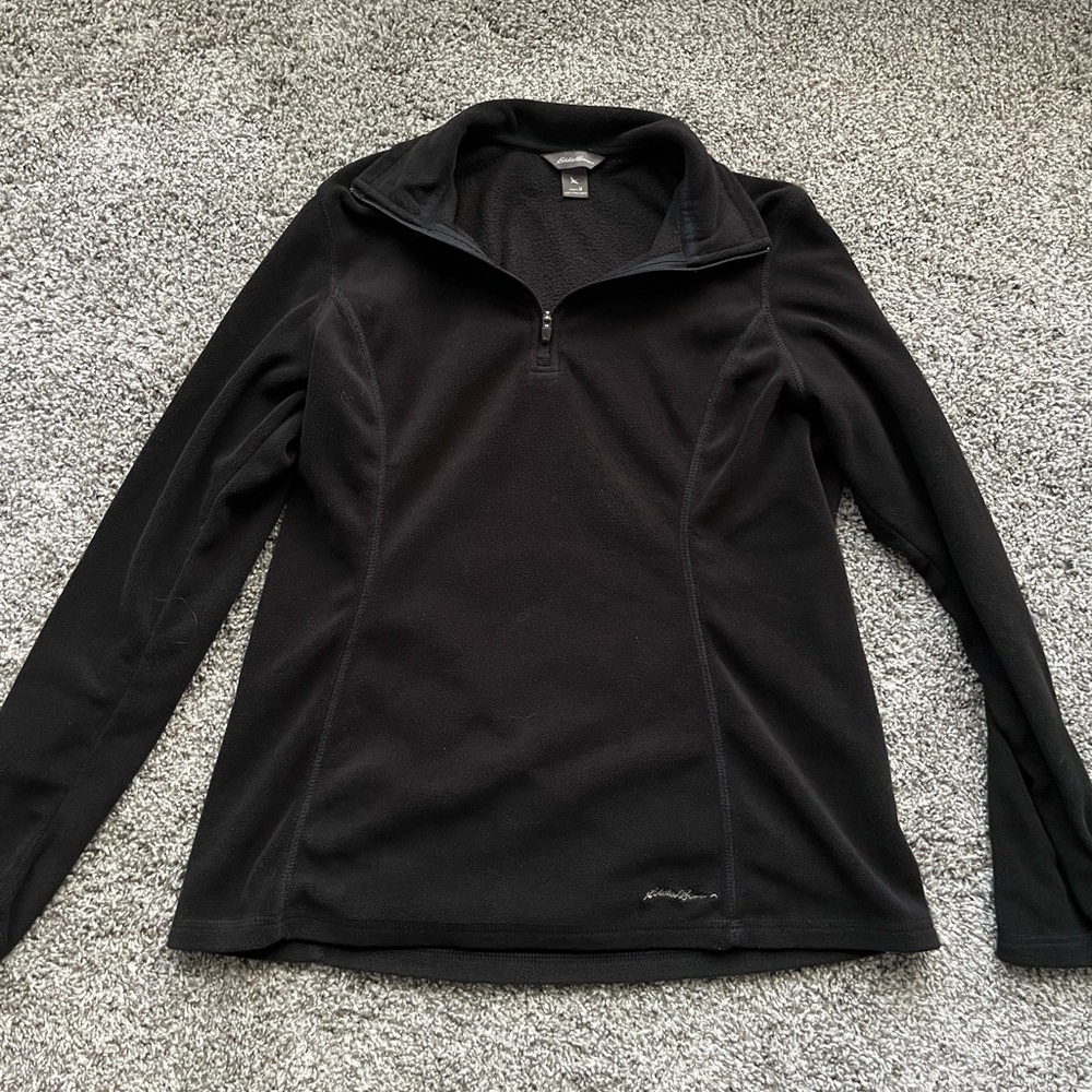Eddie Bauer Fleece Long Sleeve Zip Up Jacket